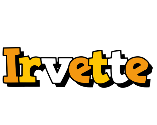Irvette cartoon logo