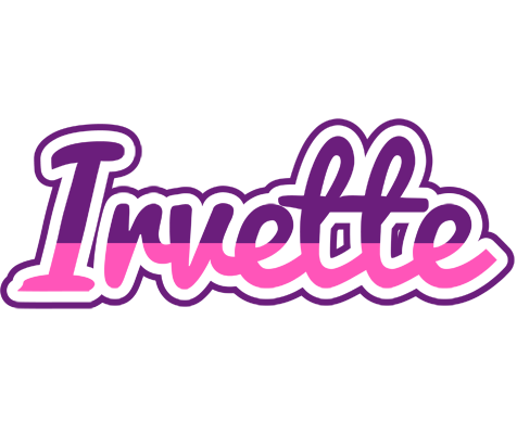 Irvette cheerful logo