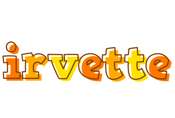 Irvette desert logo