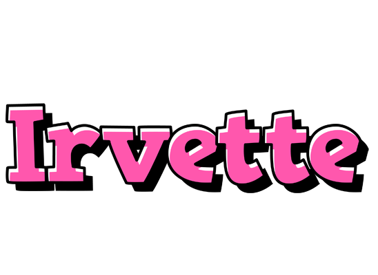 Irvette girlish logo