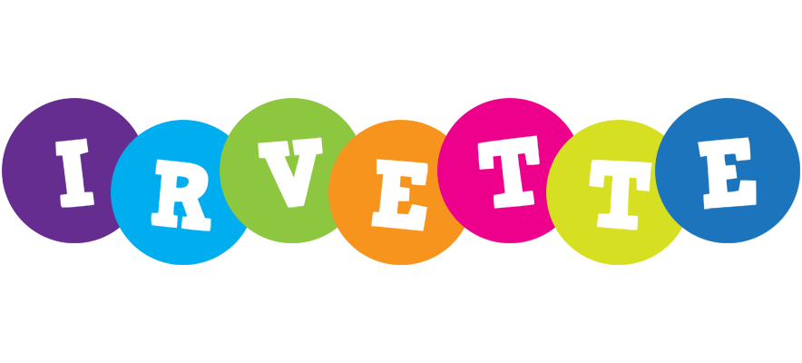 Irvette happy logo