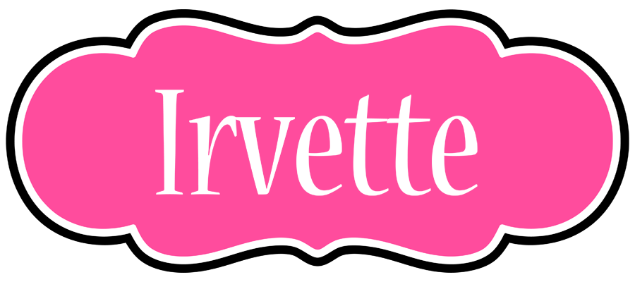 Irvette invitation logo