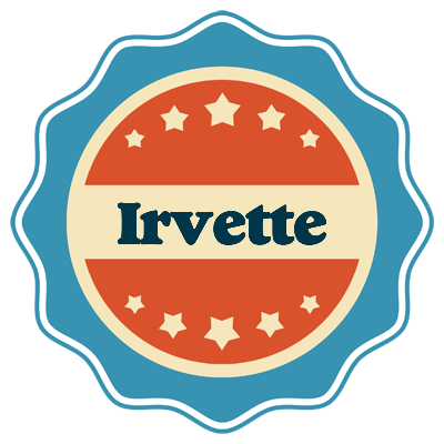 Irvette labels logo