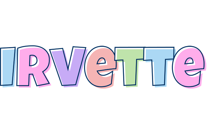 Irvette pastel logo