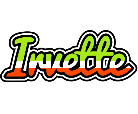Irvette superfun logo