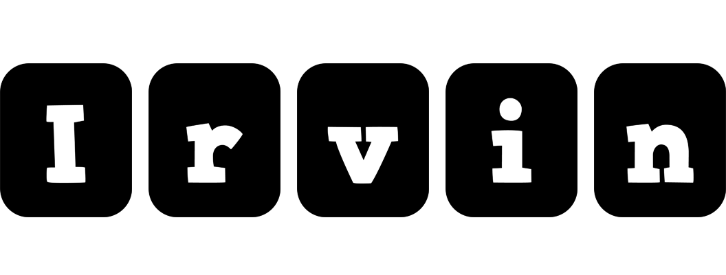 Irvin box logo