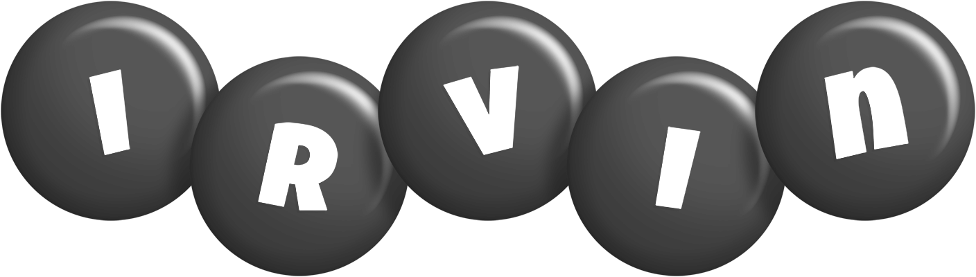 Irvin candy-black logo