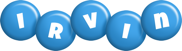 Irvin candy-blue logo