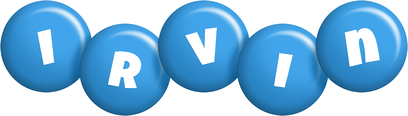 Irvin candy-blue logo