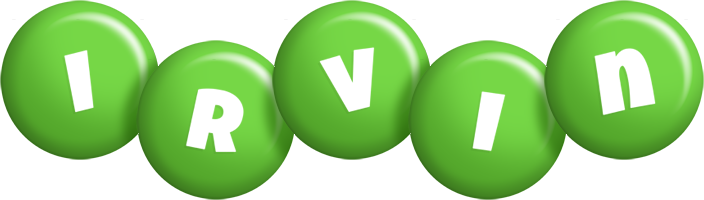 Irvin candy-green logo