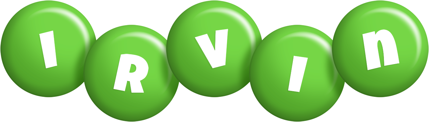Irvin candy-green logo