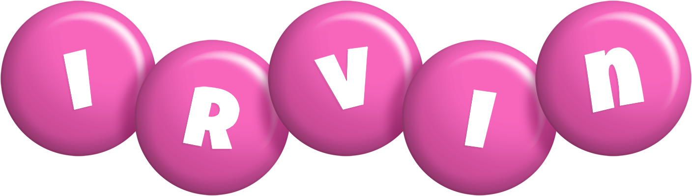 Irvin candy-pink logo