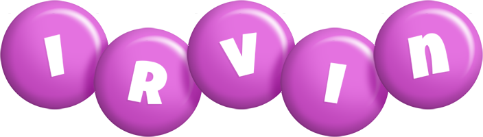 Irvin candy-purple logo