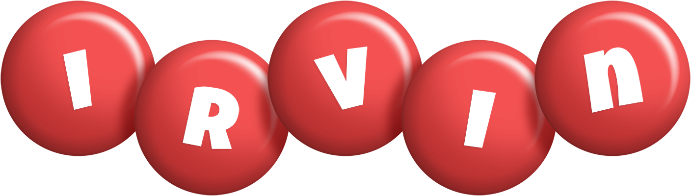 Irvin candy-red logo