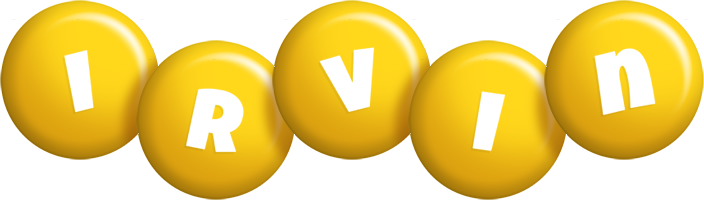 Irvin candy-yellow logo