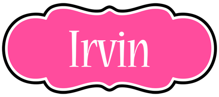 Irvin invitation logo