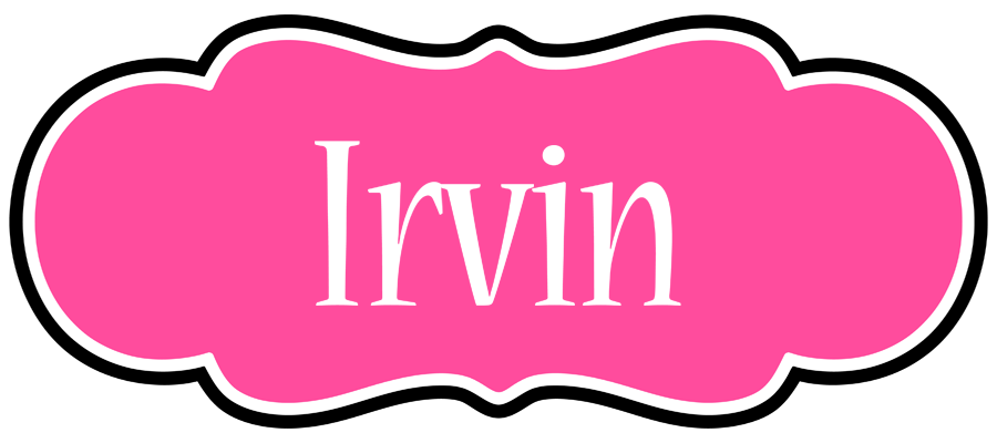 Irvin invitation logo