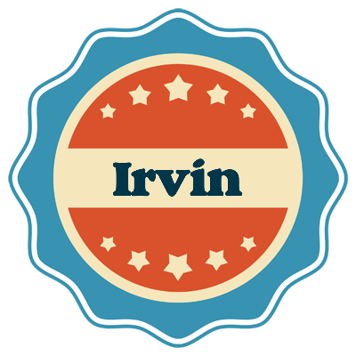Irvin labels logo
