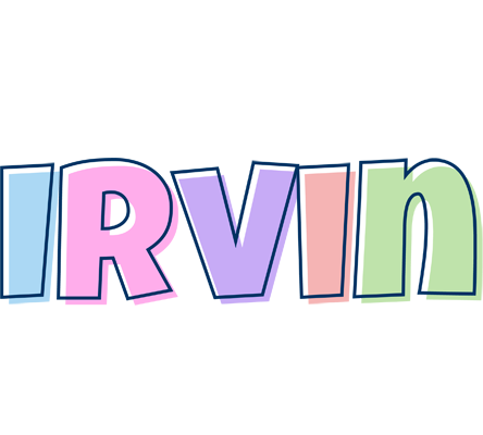 Irvin pastel logo