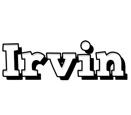 Irvin snowing logo
