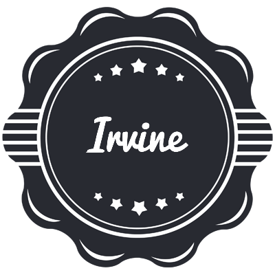 Irvine badge logo