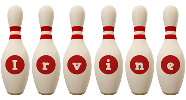 Irvine bowling-pin logo