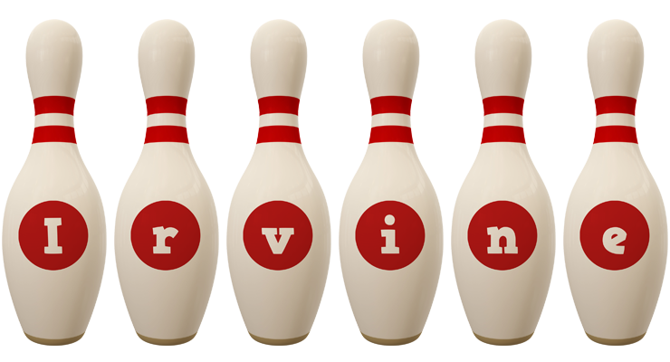 Irvine bowling-pin logo