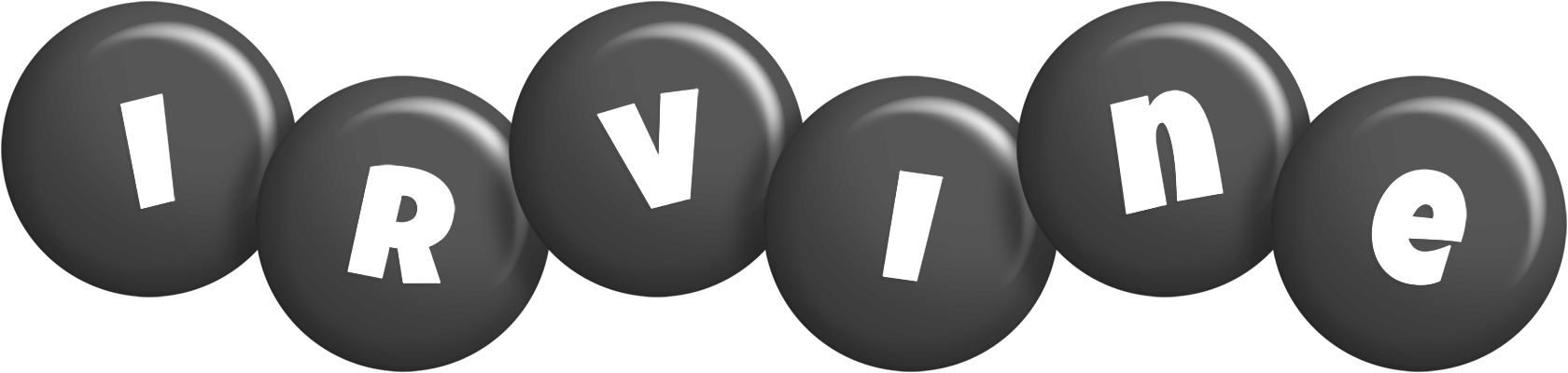 Irvine candy-black logo