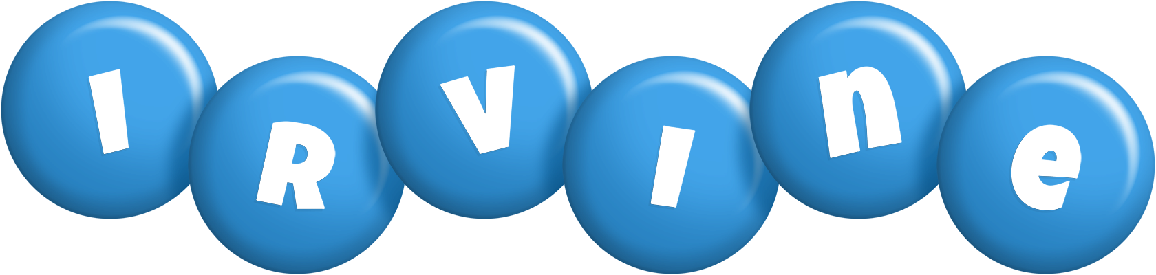 Irvine candy-blue logo