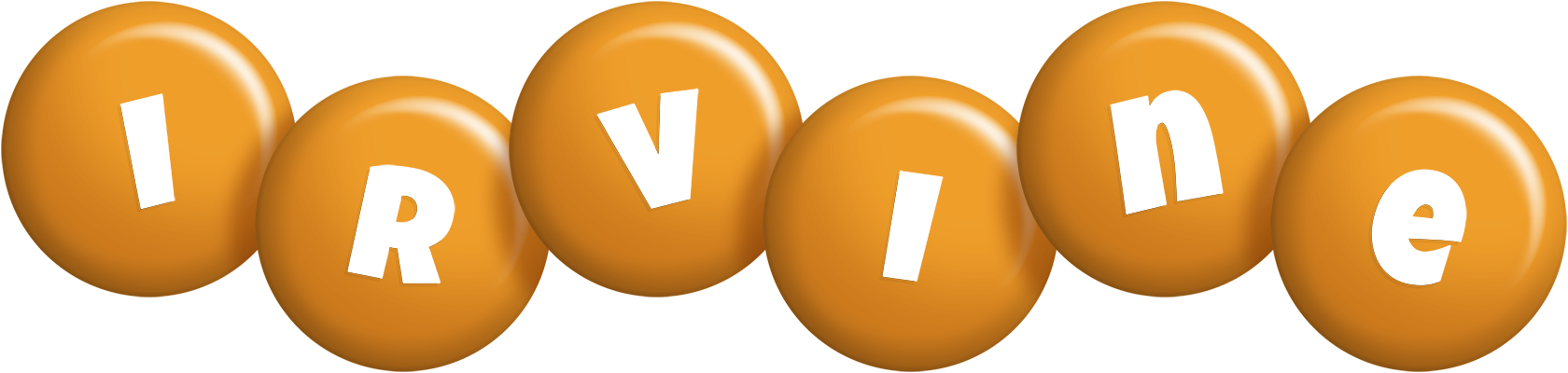 Irvine candy-orange logo