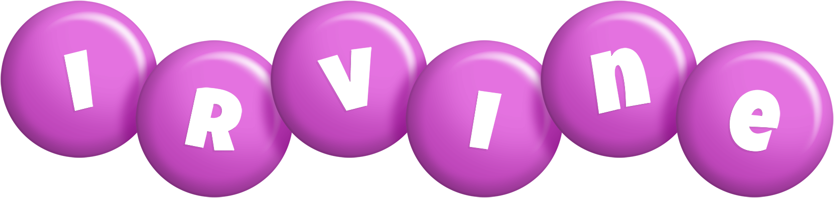 Irvine candy-purple logo