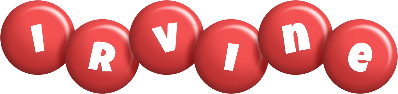Irvine candy-red logo