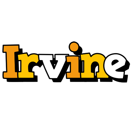 Irvine cartoon logo