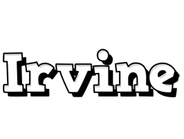 Irvine snowing logo