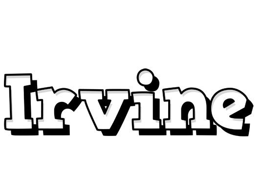 Irvine snowing logo