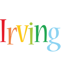 Irving birthday logo