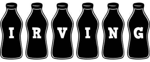 Irving bottle logo