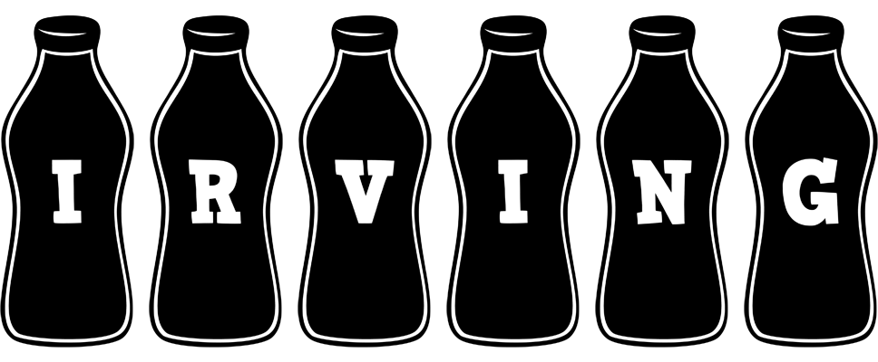 Irving bottle logo