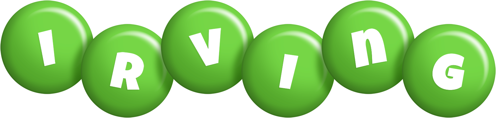 Irving candy-green logo