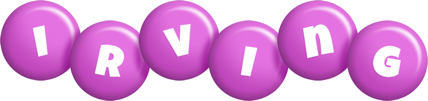 Irving candy-purple logo