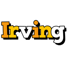 Irving cartoon logo