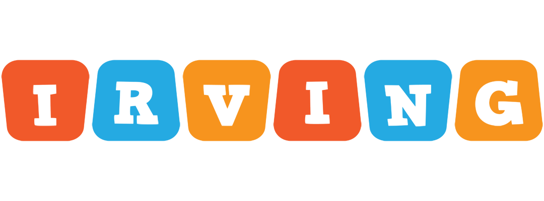 Irving comics logo