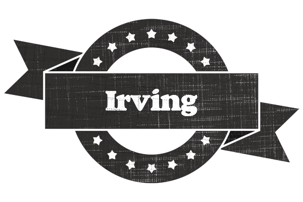 Irving grunge logo