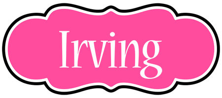 Irving invitation logo