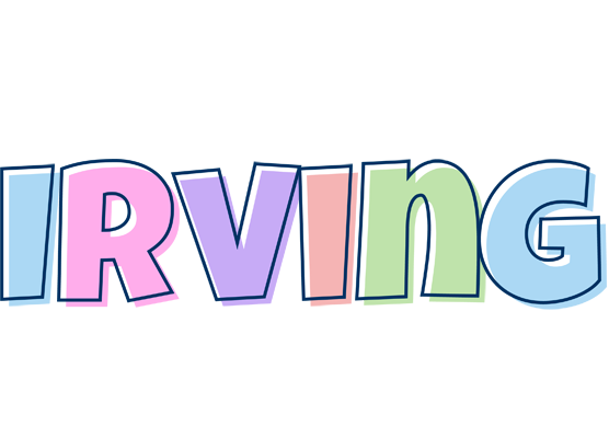Irving pastel logo