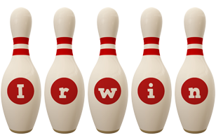 Irwin bowling-pin logo