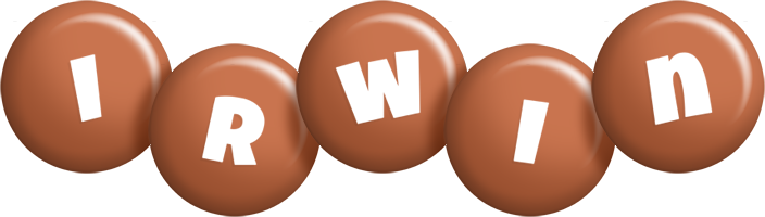 Irwin candy-brown logo