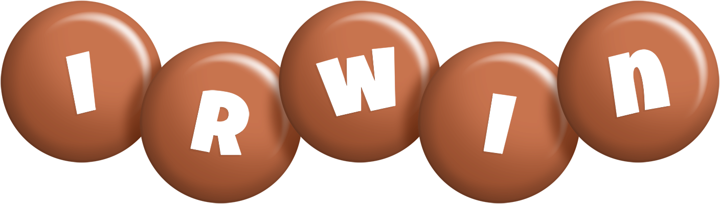 Irwin candy-brown logo