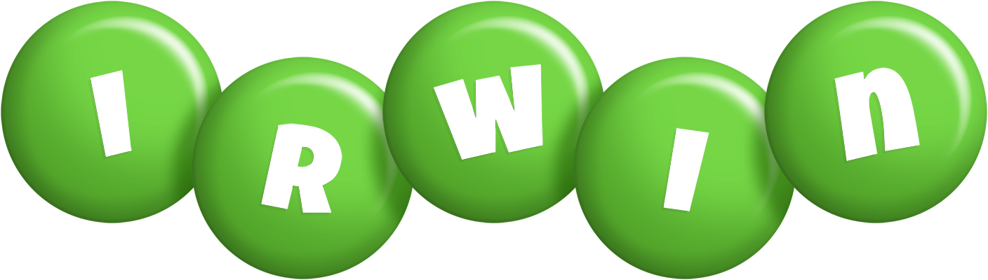Irwin candy-green logo