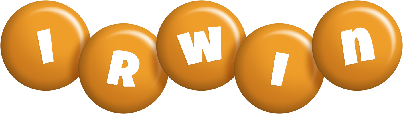 Irwin candy-orange logo